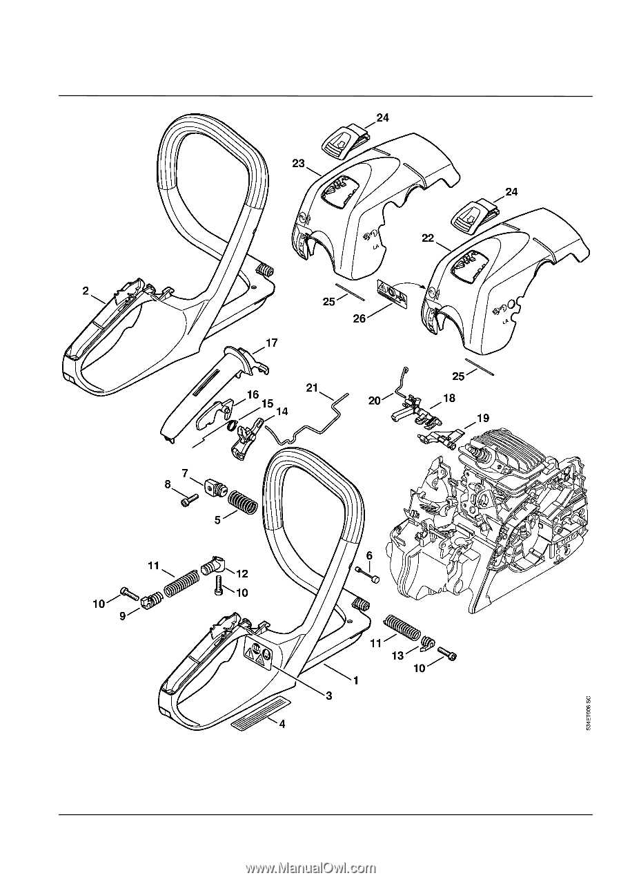 stihl ms180 parts diagram