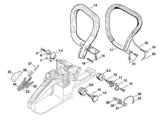 stihl ms260 parts diagram