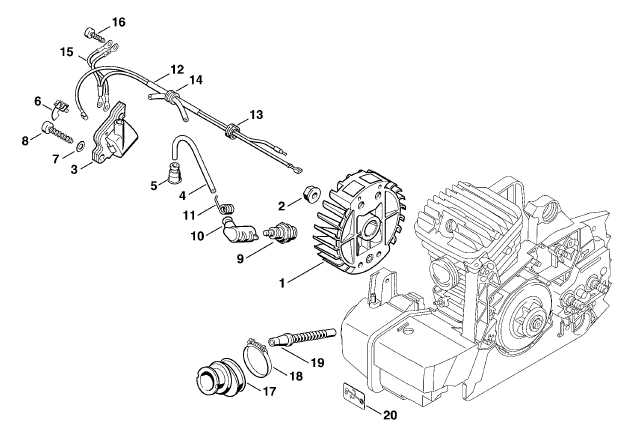 stihl ms390 parts diagram