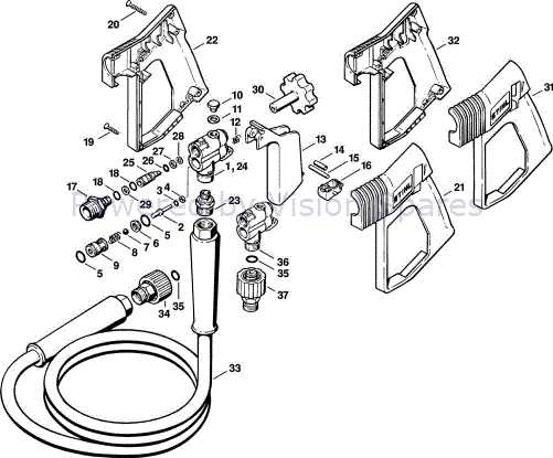 stihl pressure washer parts diagram