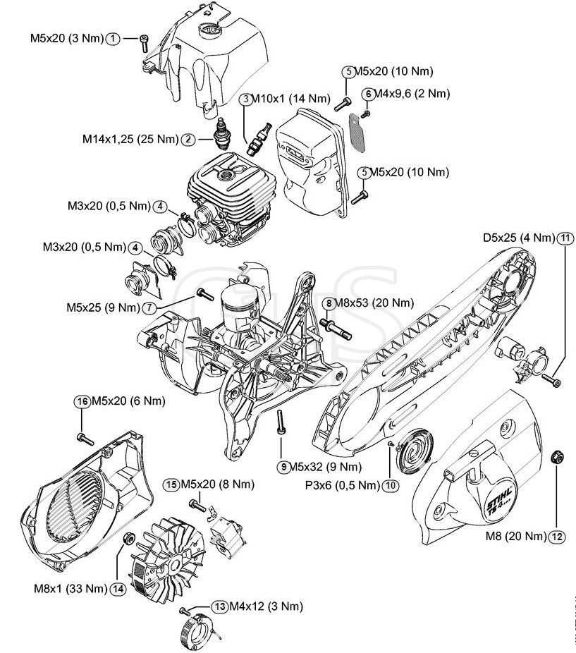 stihl ts420 parts diagram