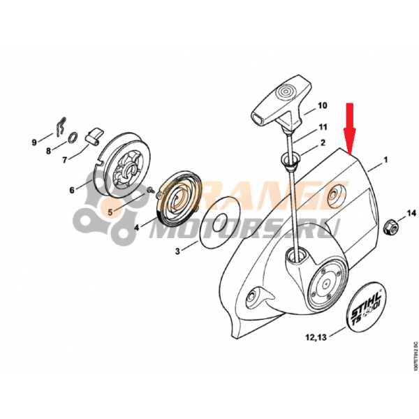 stihl ts420 parts diagram