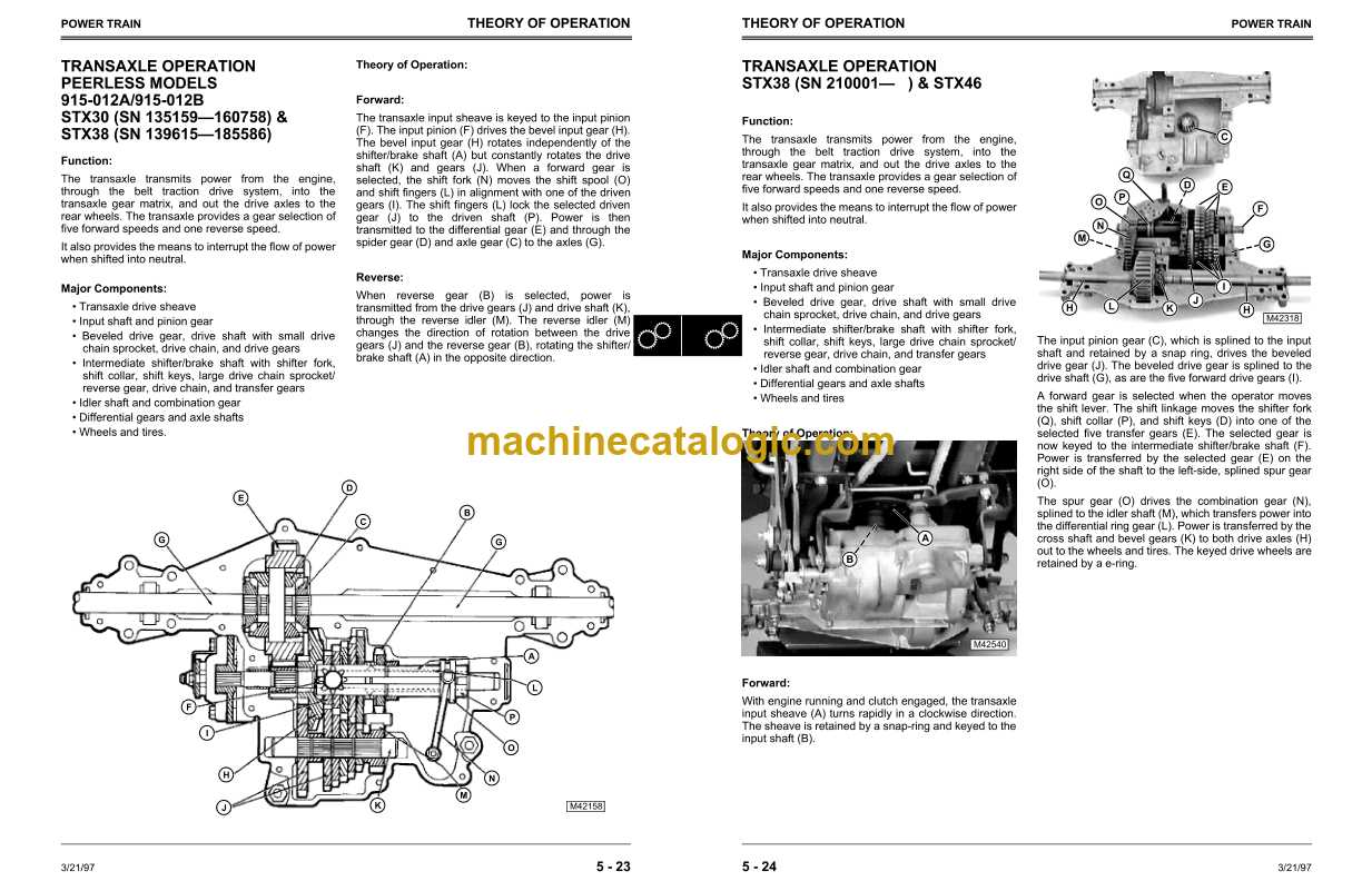 john deere stx46 parts diagram