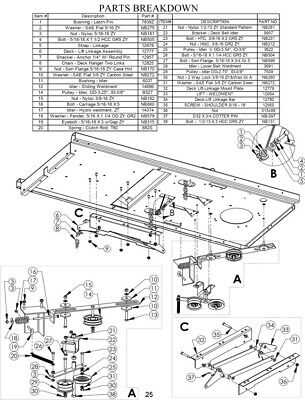 swisher pull behind mower parts diagram