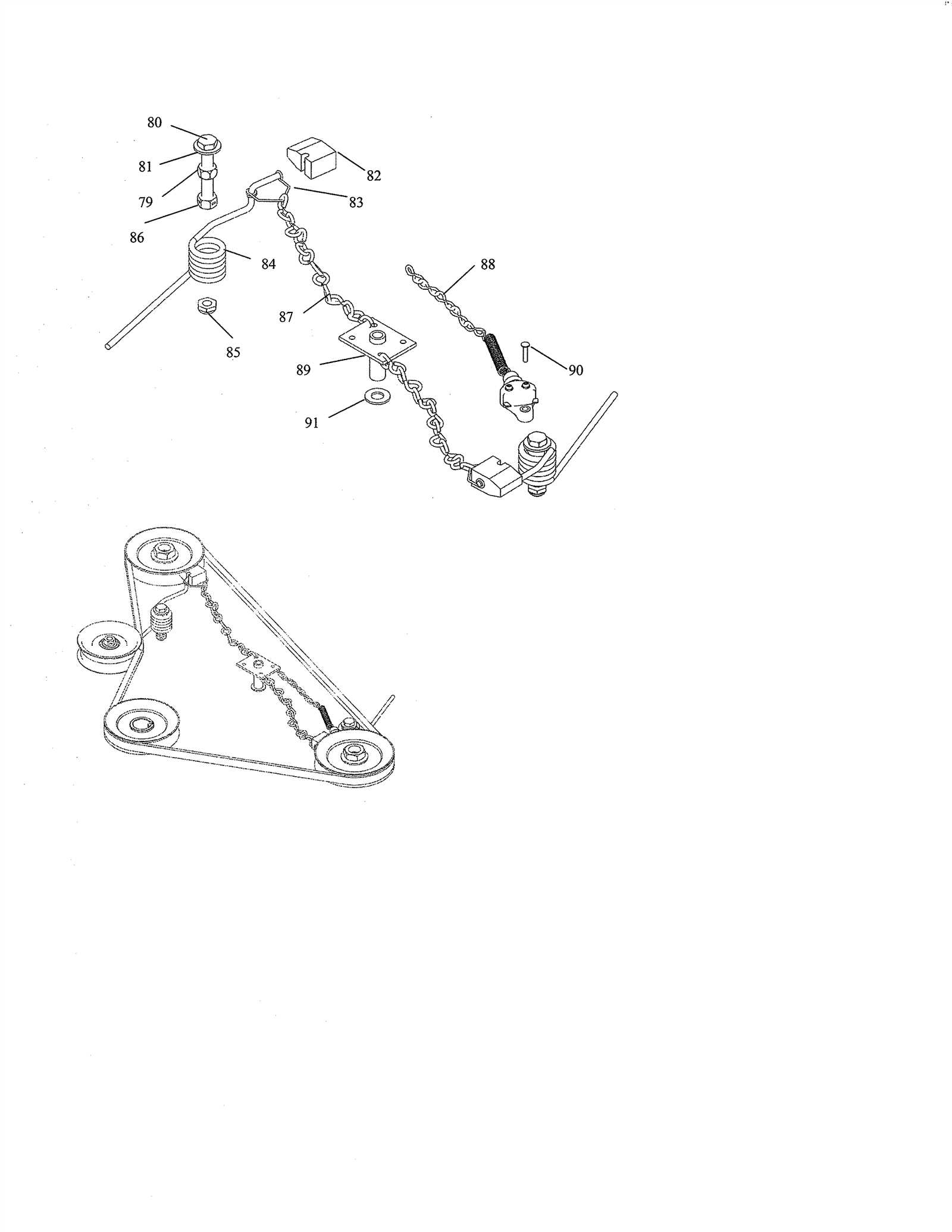 swisher pull behind mower parts diagram