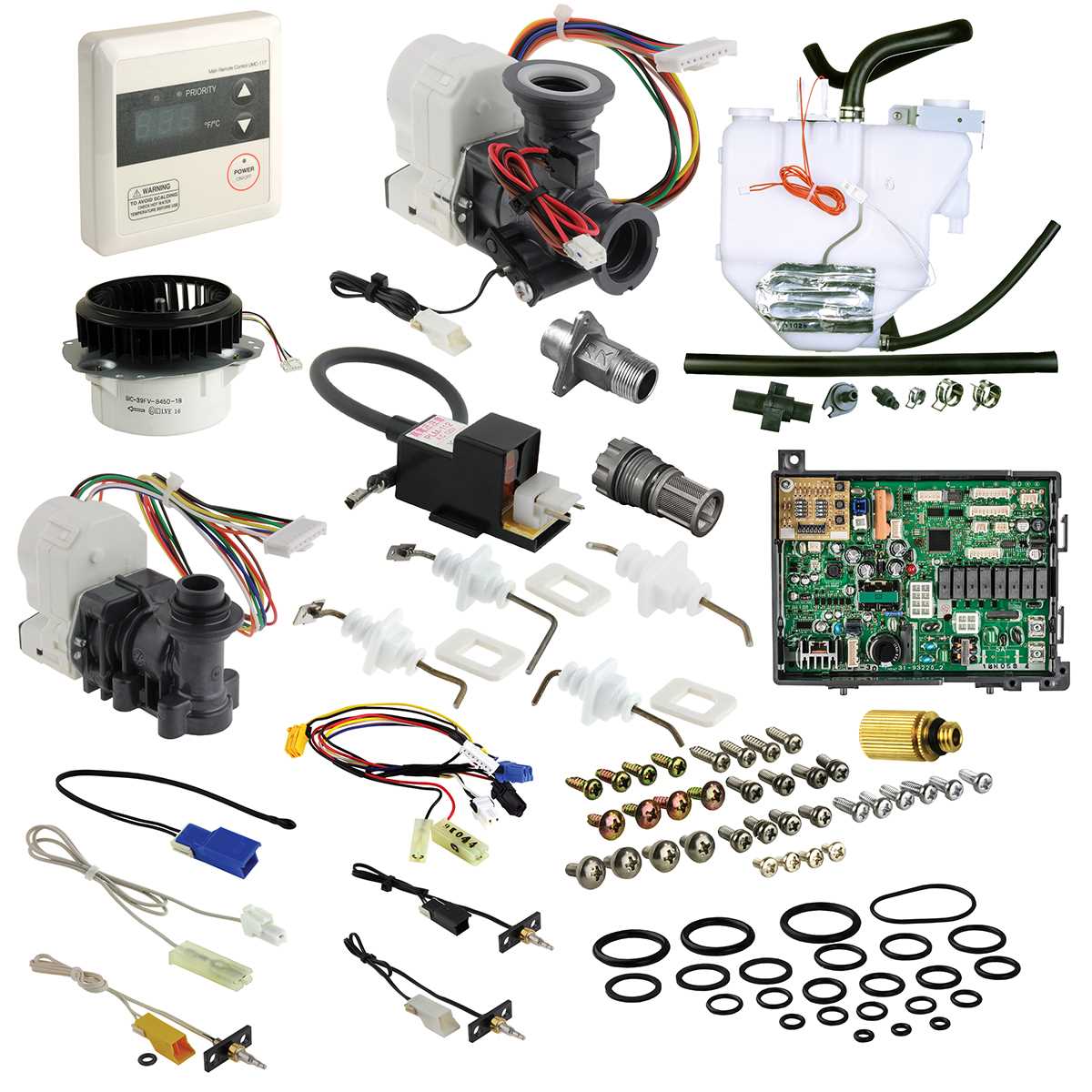 tankless water heater parts diagram