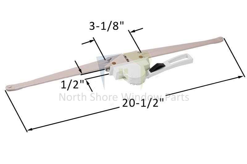 awning window parts diagram