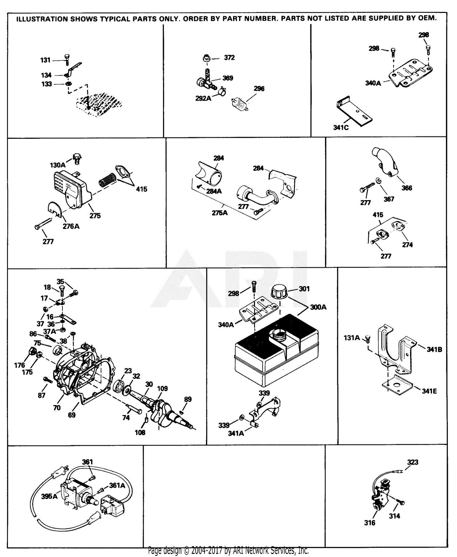 tecumseh 10 hp engine parts diagram