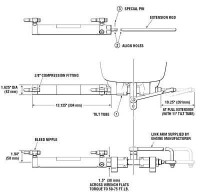 teleflex steering parts diagram