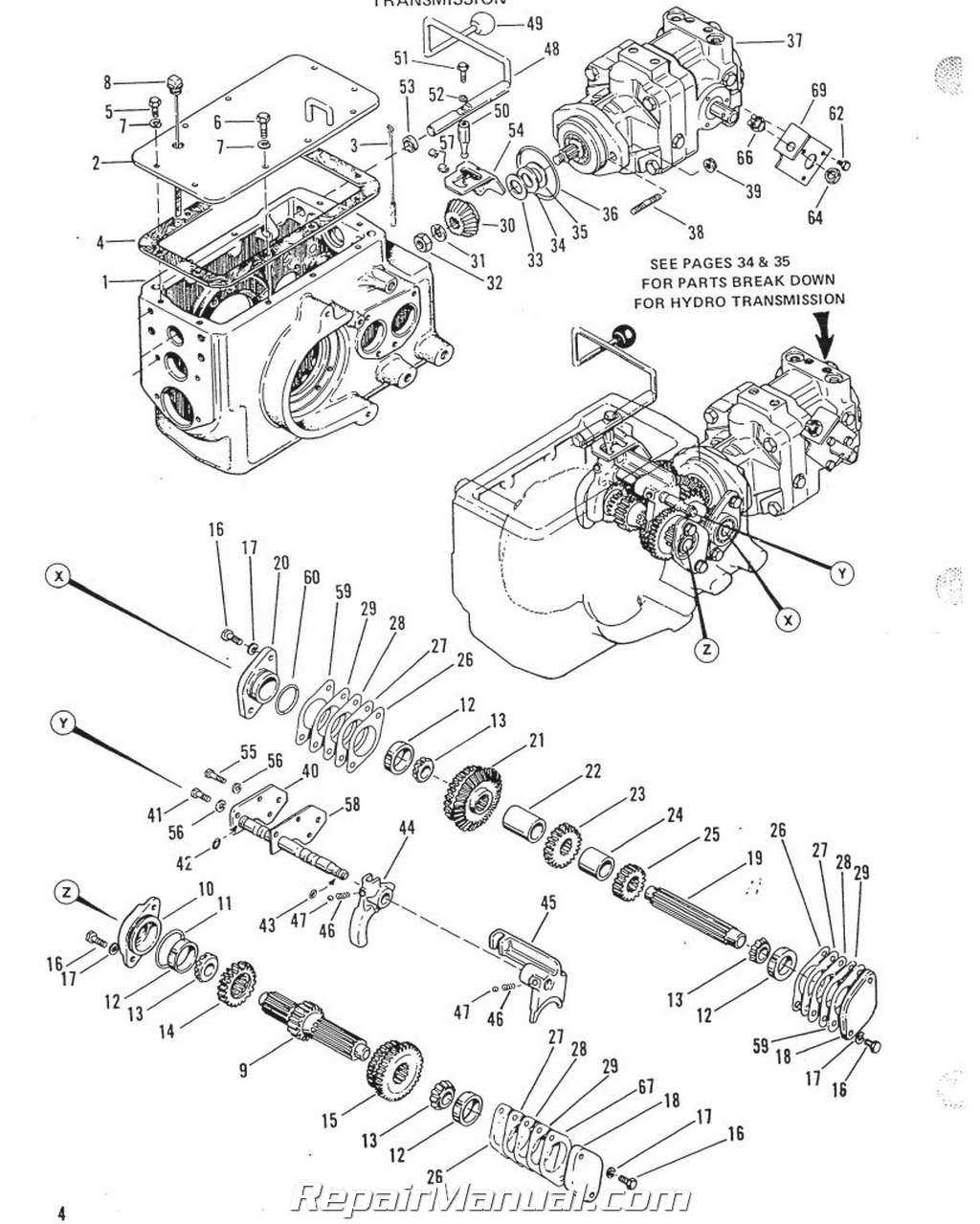 allis chalmers parts diagram