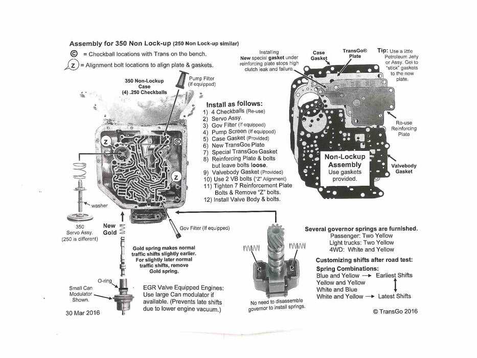 th350 parts diagram