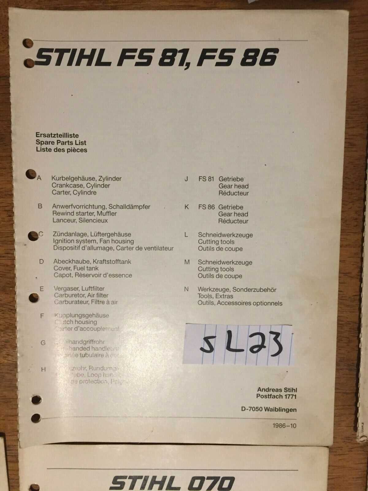 stihl fs 85 parts diagram pdf