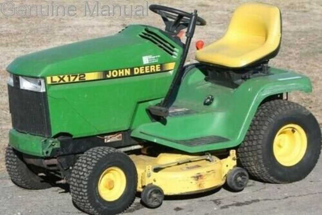 john deere lx178 parts diagram