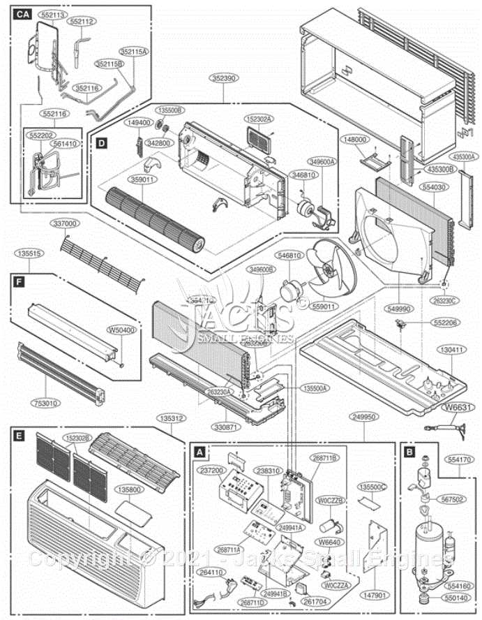 hvac unit parts diagram