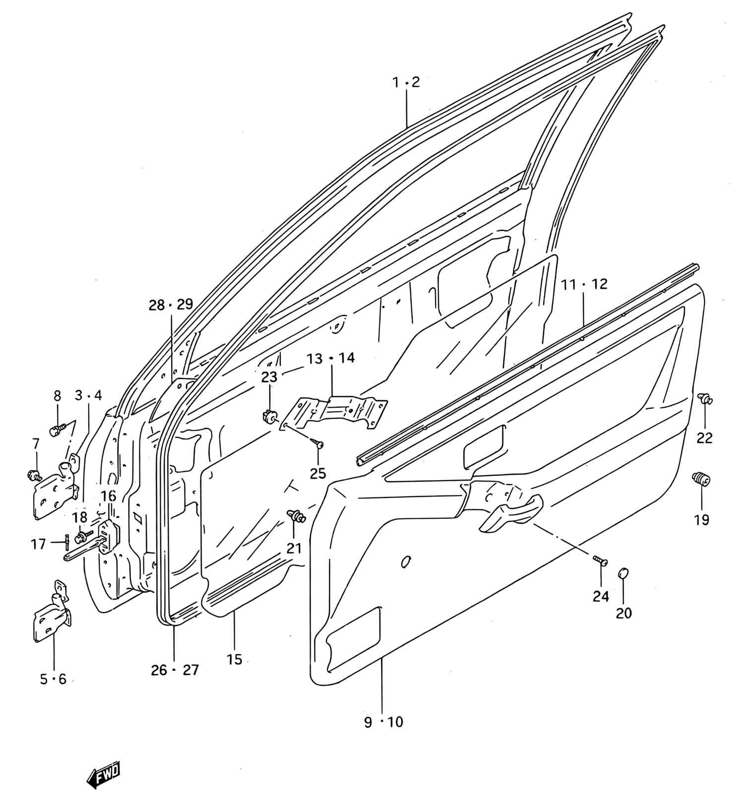 chevy trailblazer body parts diagram