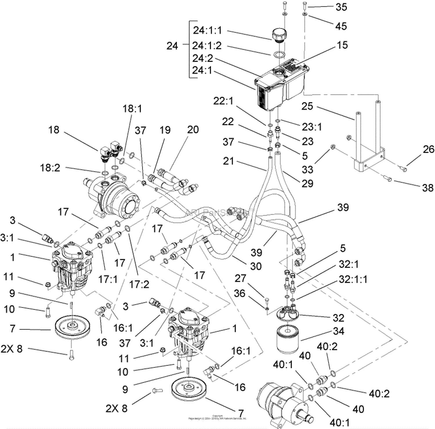 toro z master parts diagram