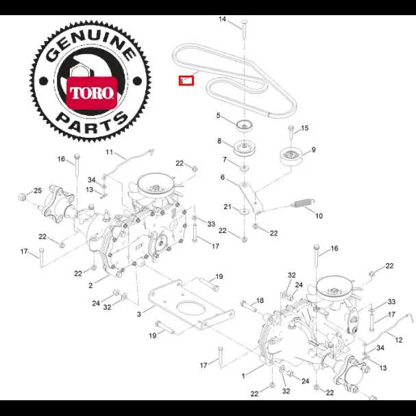 toro zero turn mower parts diagram