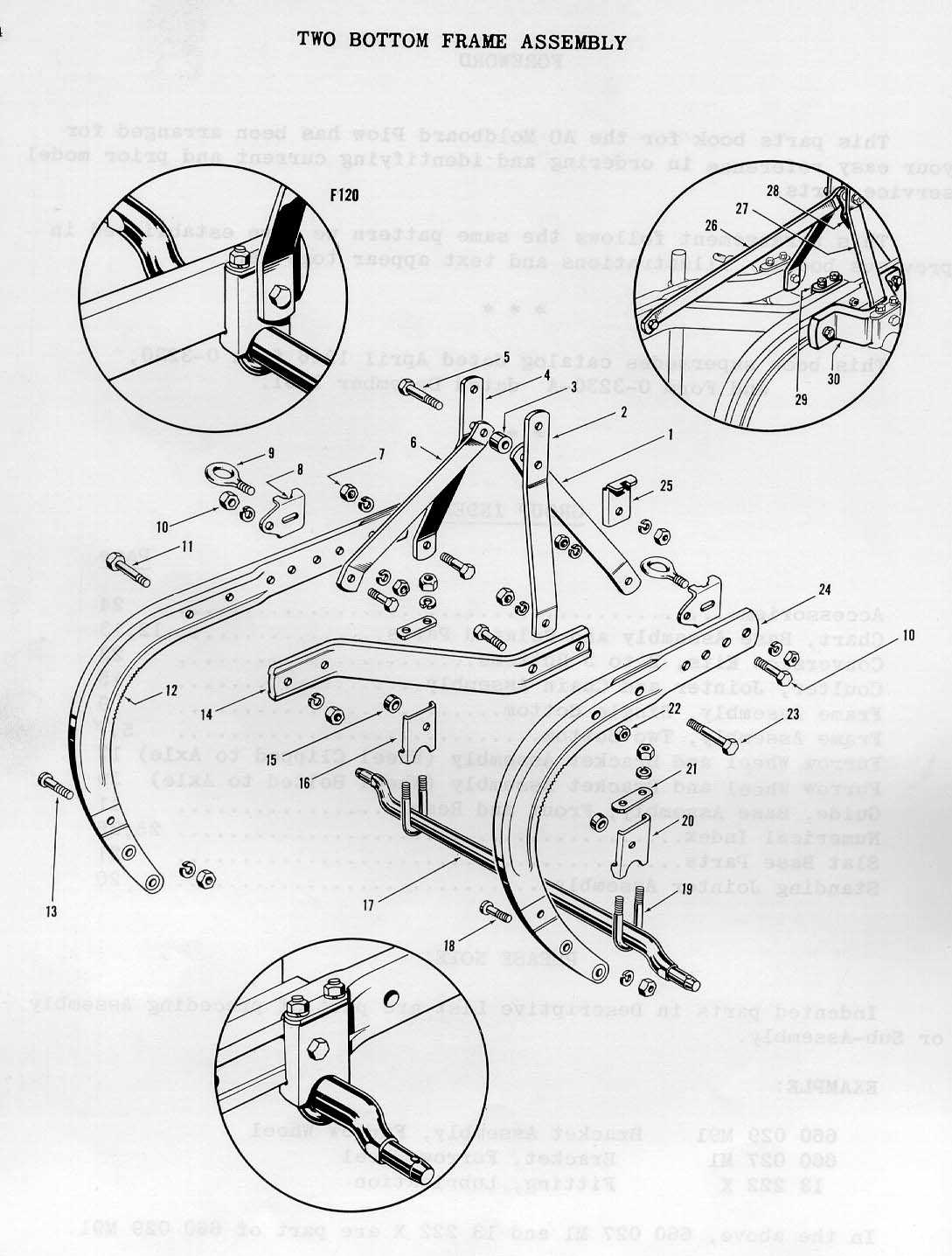 moldboard plow parts diagram