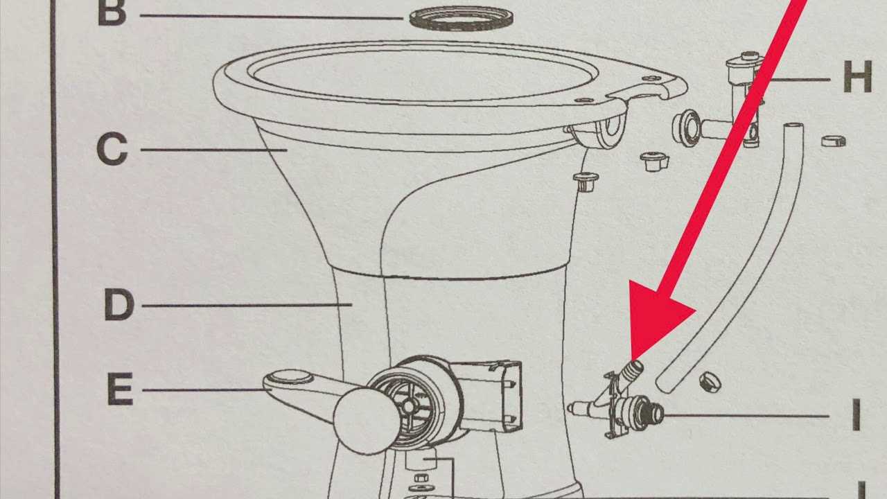 dometic 310 rv toilet parts diagram