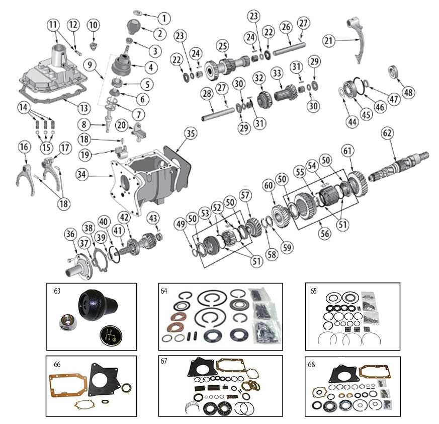 transmission diagram parts