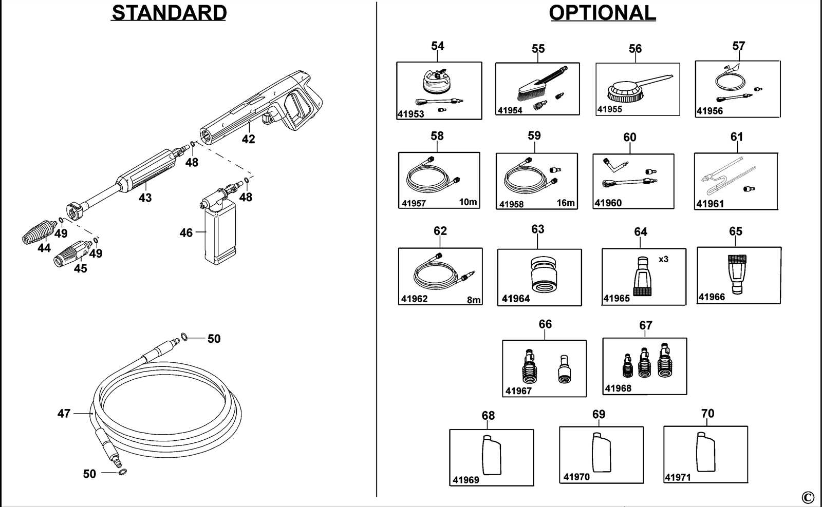 trigger pressure washer gun parts diagram