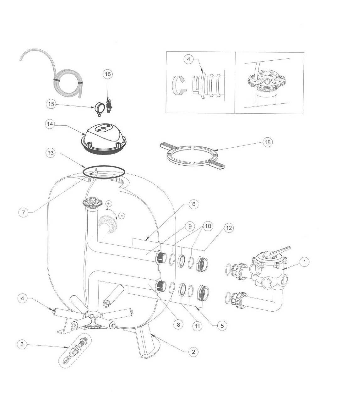 triton ii sand filter parts diagram