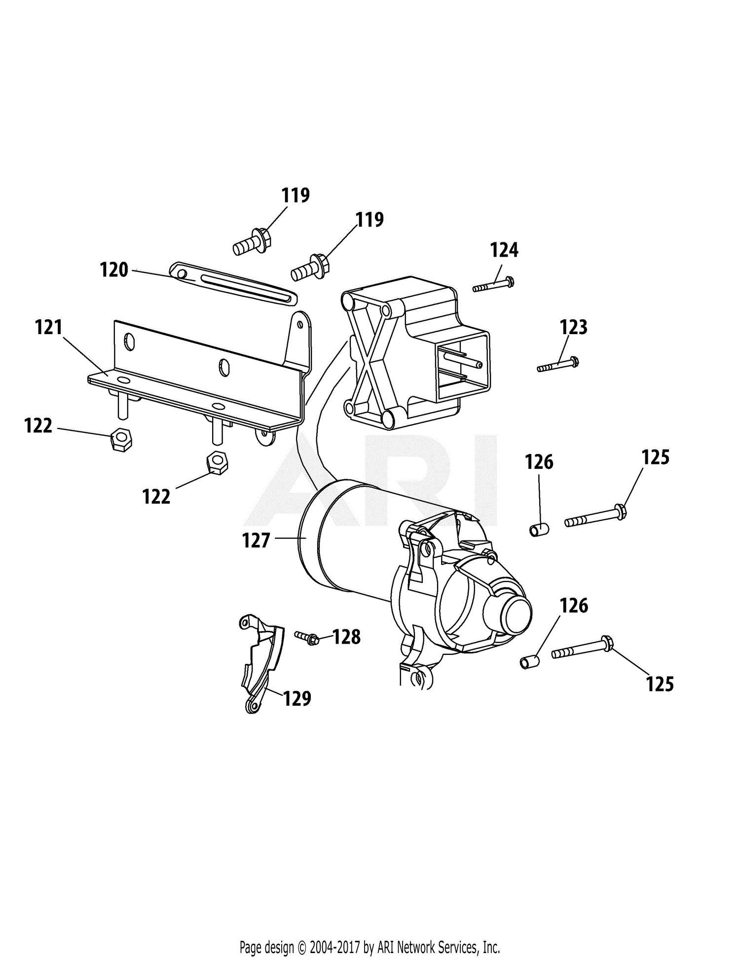 troy bilt 2410 parts diagram