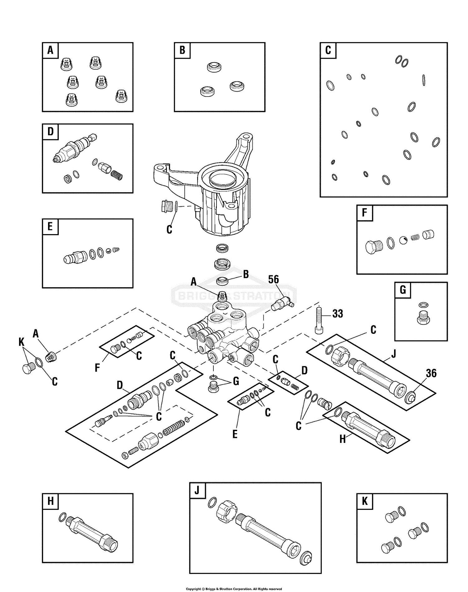 troy bilt 875exi pressure washer parts diagram