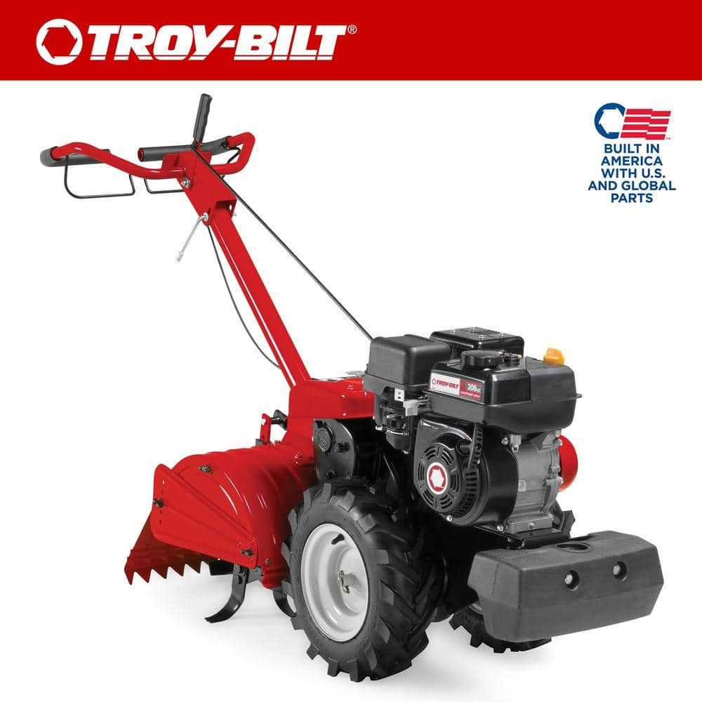 troy bilt big red tiller parts diagram