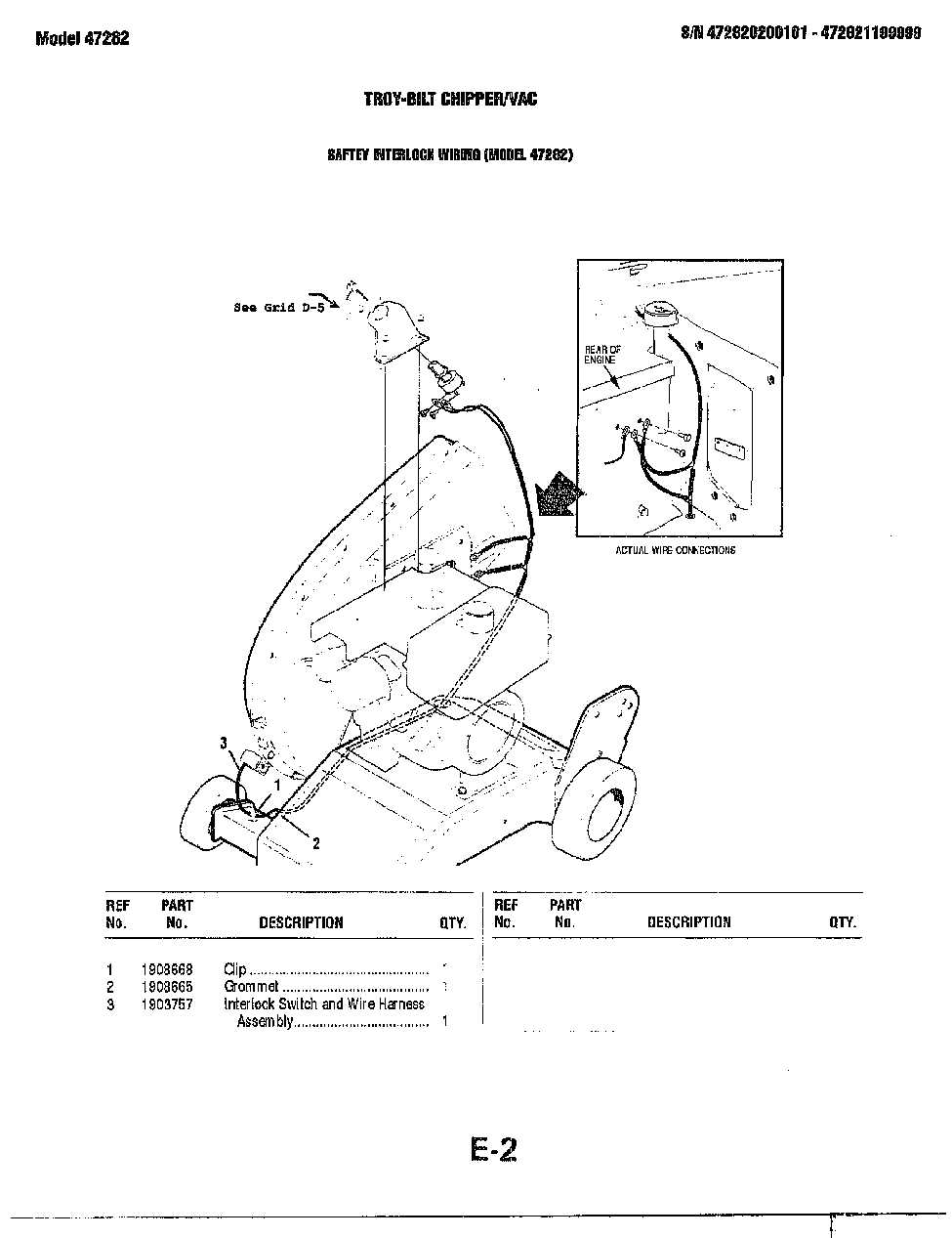 troy bilt chipper vac parts diagram