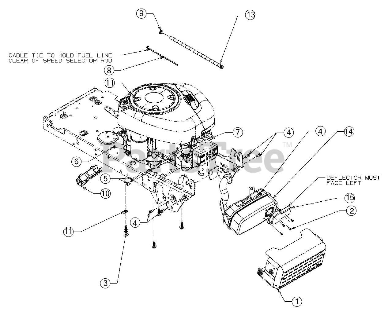 troy bilt pony parts diagram