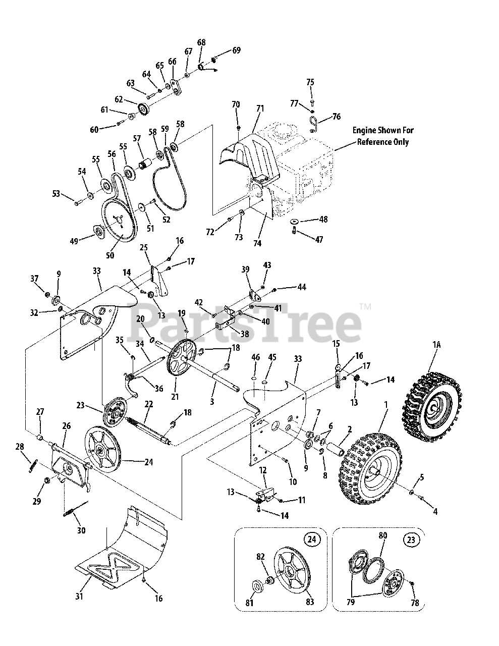 troy bilt snowblower parts diagram