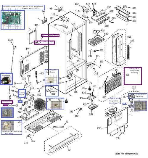 true freezer parts diagram