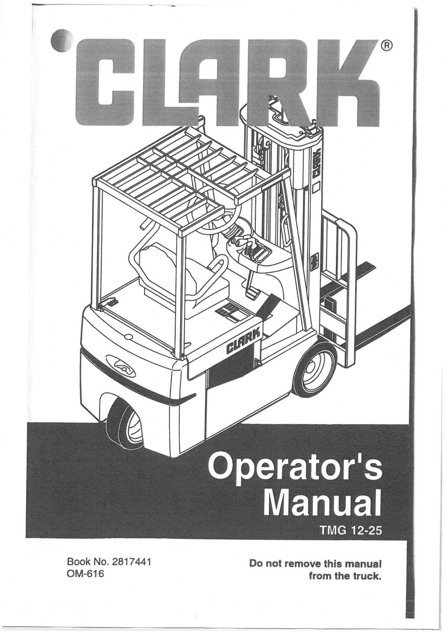 clark forklift parts diagram