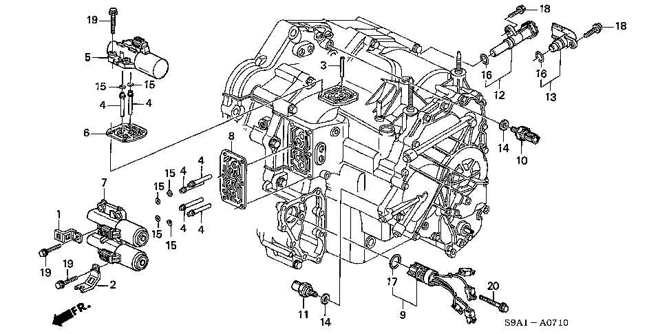 2004 honda crv parts diagram