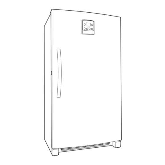 frigidaire upright freezer parts diagram