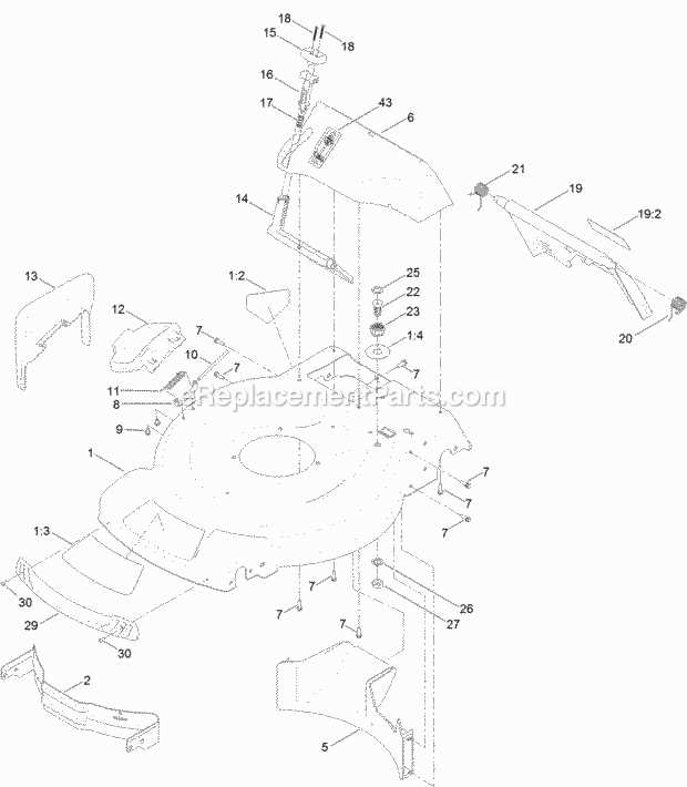 toro 20333 parts diagram