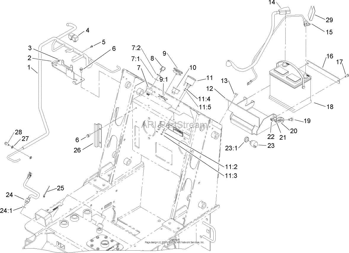 john deere 425 parts diagrams