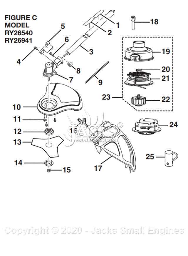 ryobi ss26 parts diagram