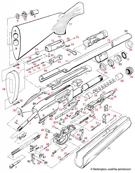 remington 11 48 parts diagram