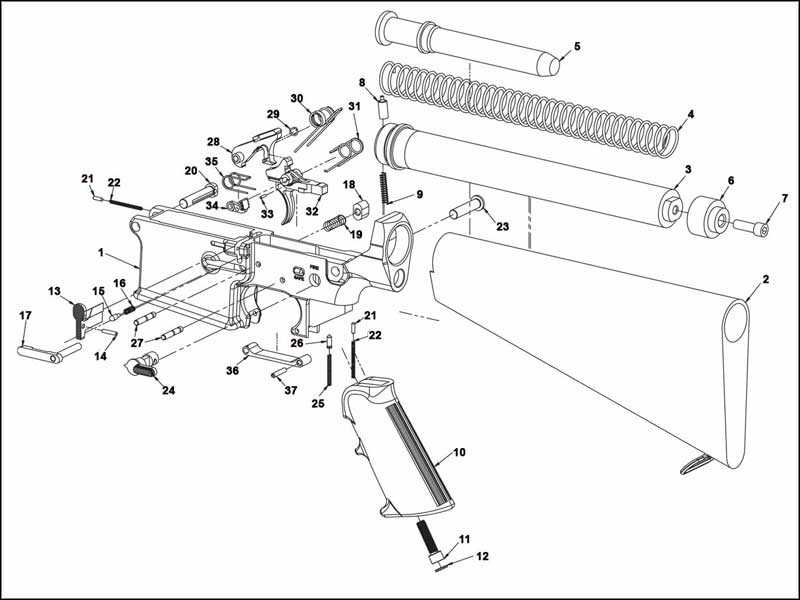 ar 15 parts diagram