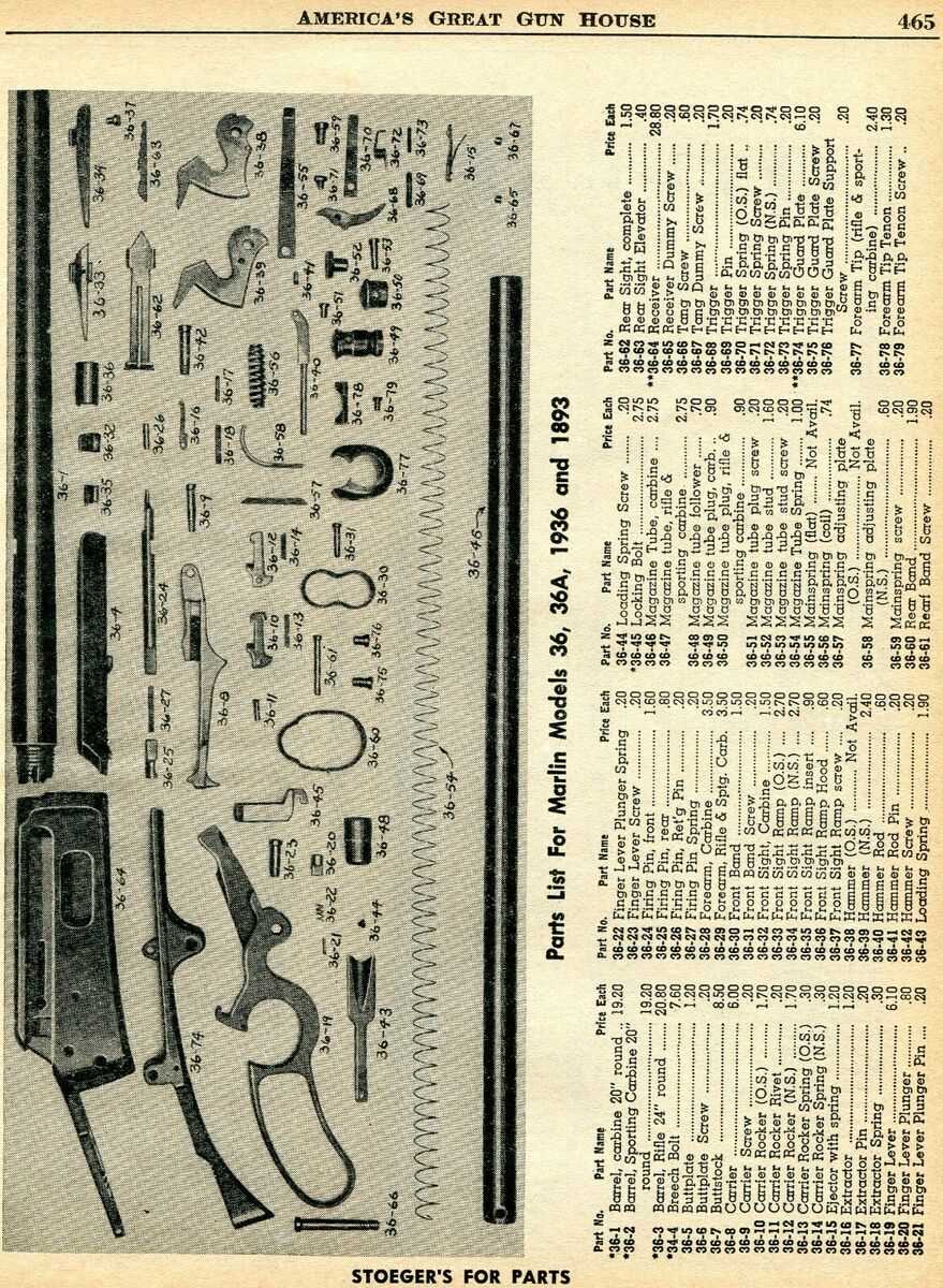 marlin model 60 parts diagram