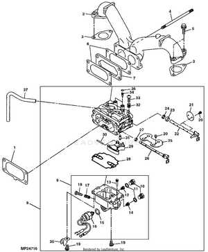 john deere gt245 parts diagram