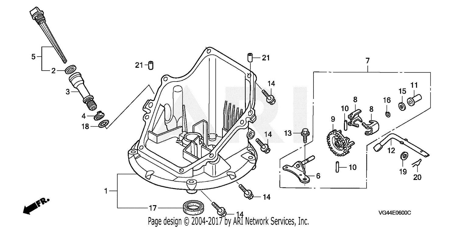 honda hrr216 honda lawn mower parts diagram