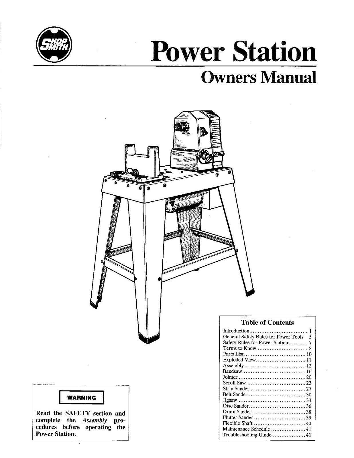 shopsmith mark v parts diagram