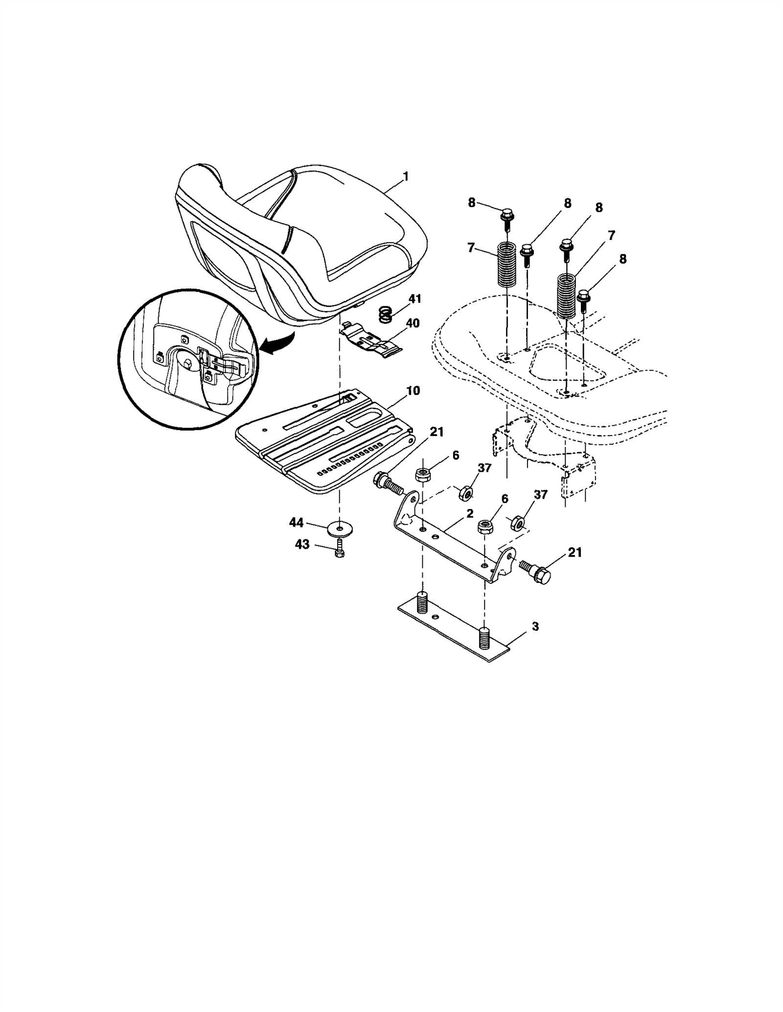 craftsman yts3000 parts diagram