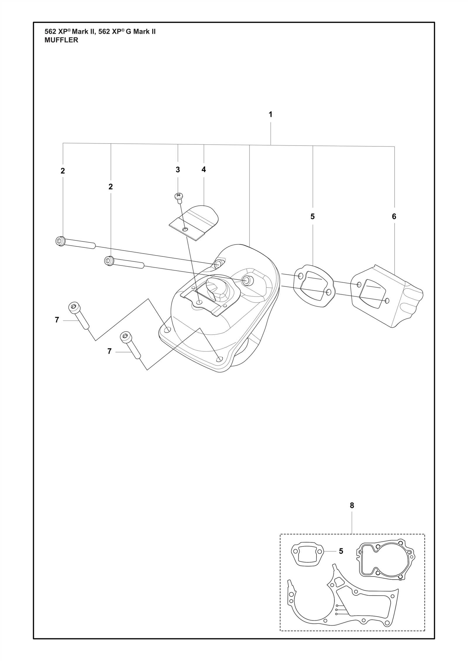 562xp parts diagram