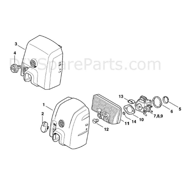 stihl ms460 parts diagram