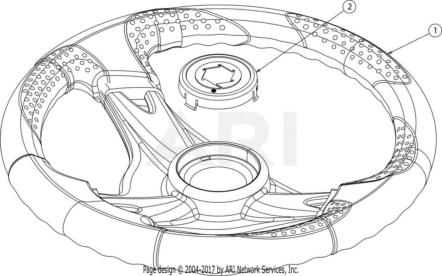 steering wheel parts diagram