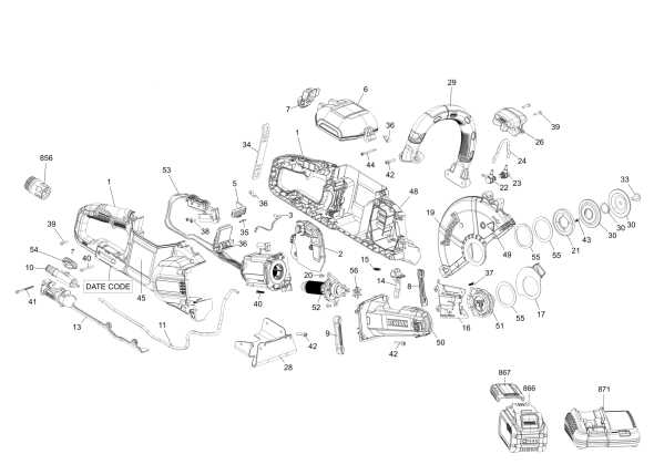 dewalt dcst920 parts diagram